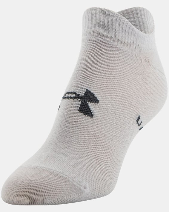 Women's UA Essential No Show – 6-Pack Socks, Black, pdpMainDesktop image number 14